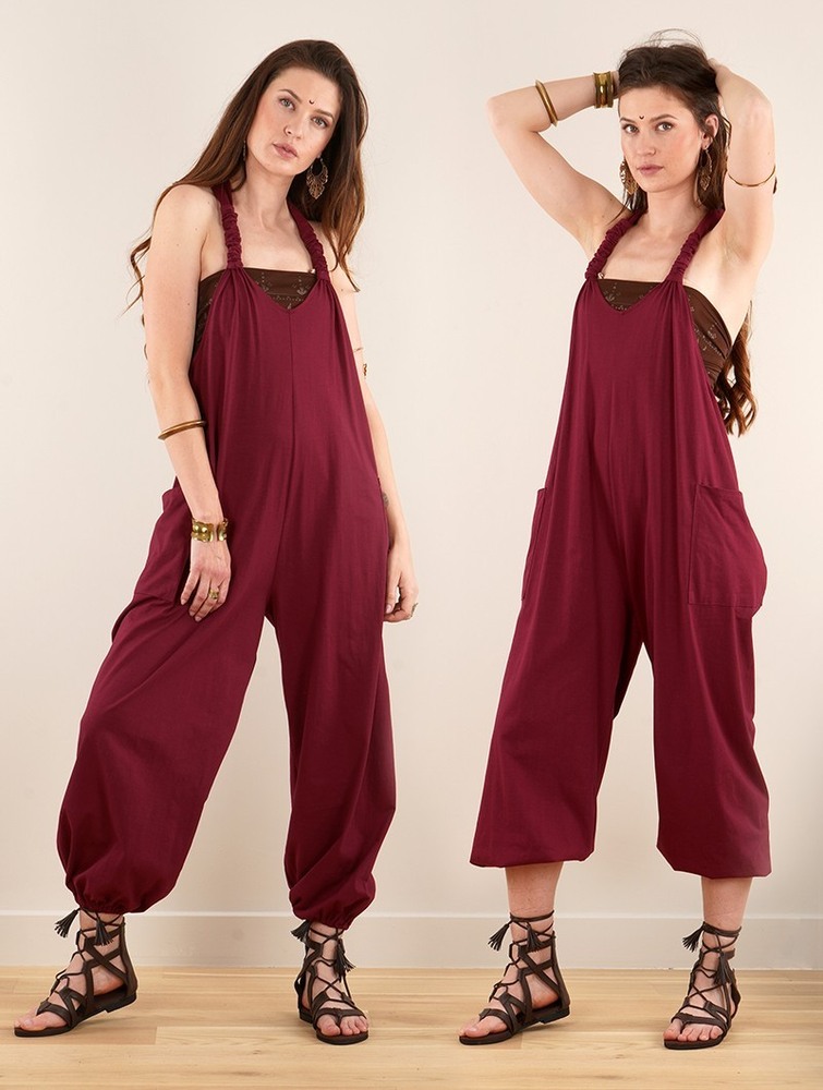 Toonzshop Sampatti Harem Pant Overalls Byxor Dam Wine | ESKNW-4523