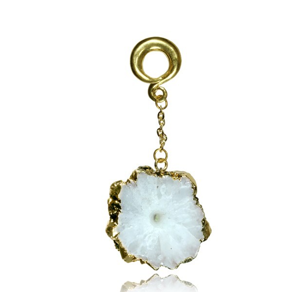 Toonzshop Solaris Quartz Druzy Ear Hanger Jewels Dam | BHZTQ-9237