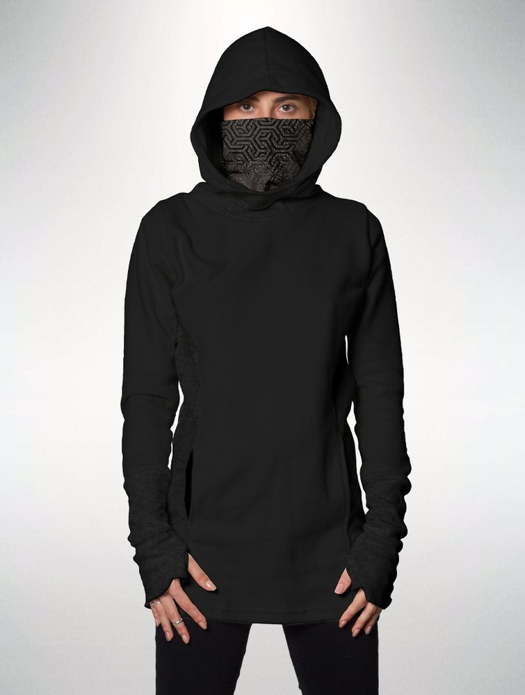 Toonzshop Tao Long Hoodie Hoodie Dam Svarta | IBTHC-1826