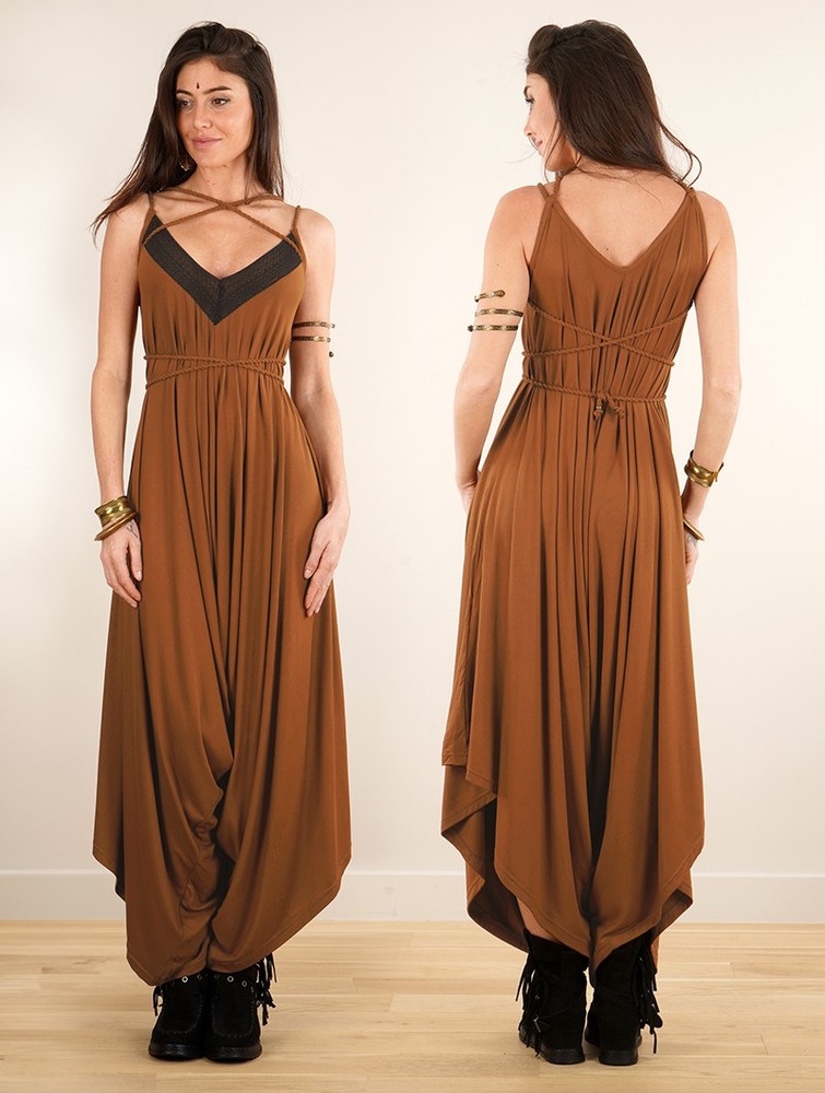 Toonzshop Topäaz Loose And Reversible Strappy Jumpsuit Jumpsuit Dam Caramel | NVWFI-5123