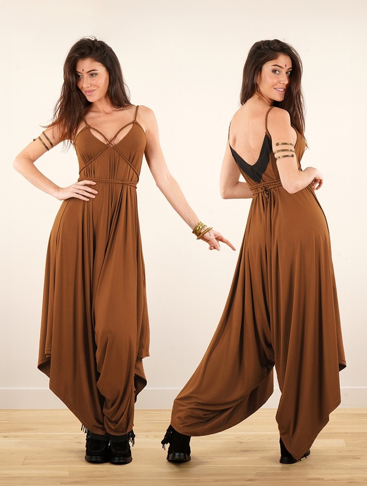 Toonzshop Topäaz Loose And Reversible Strappy Jumpsuit Jumpsuit Dam Caramel | NVWFI-5123