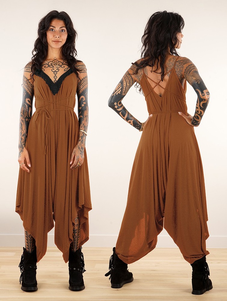 Toonzshop Topäaz Loose And Reversible Strappy Jumpsuit Jumpsuit Dam Caramel | NVWFI-5123