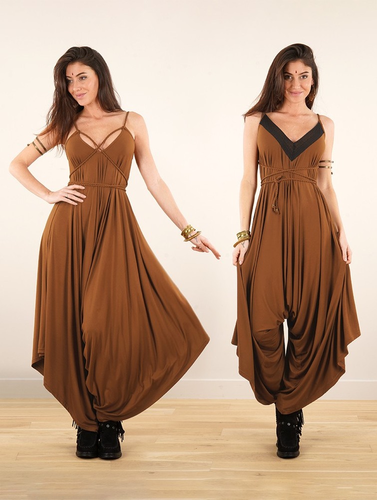 Toonzshop Topäaz Loose And Reversible Strappy Jumpsuit Jumpsuit Dam Caramel | NVWFI-5123