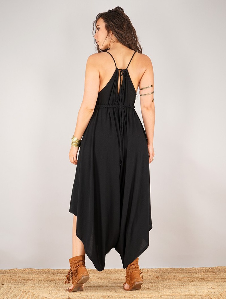 Toonzshop Topäaz Loose And Reversible Strappy Jumpsuit Jumpsuit Dam Svarta | UPJYH-8513