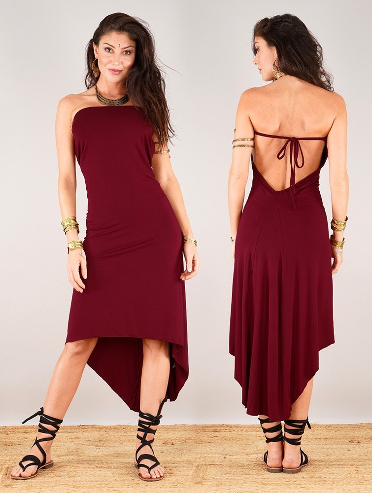 Toonzshop Trisha Dress Klänning Dam Wine | KYIST-4987