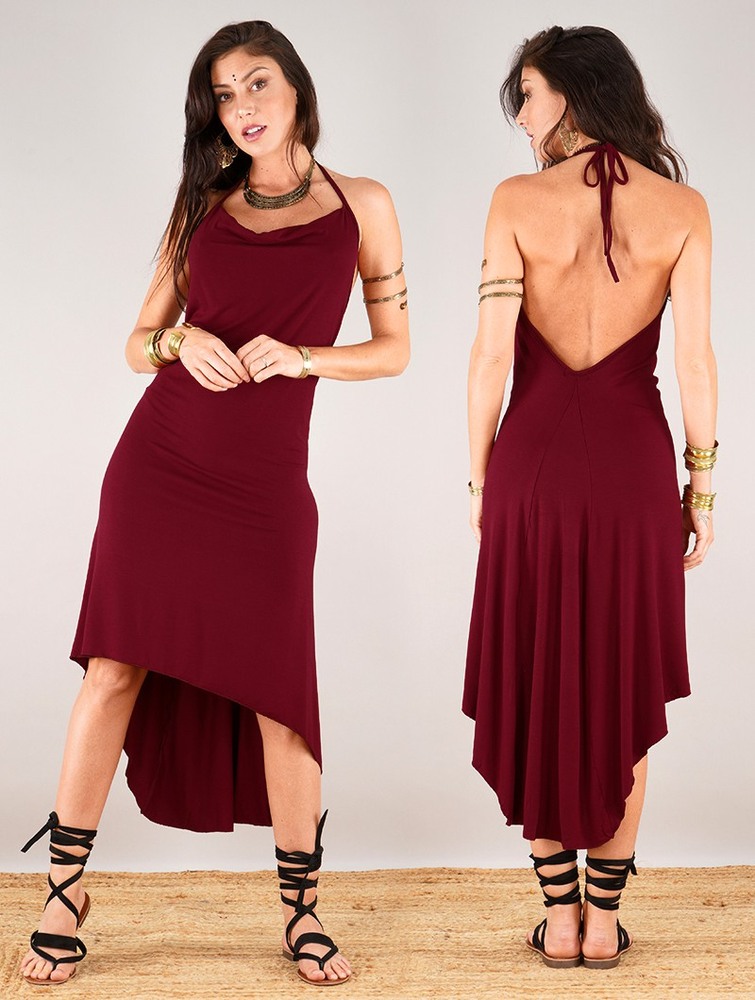 Toonzshop Trisha Dress Klänning Dam Wine | KYIST-4987