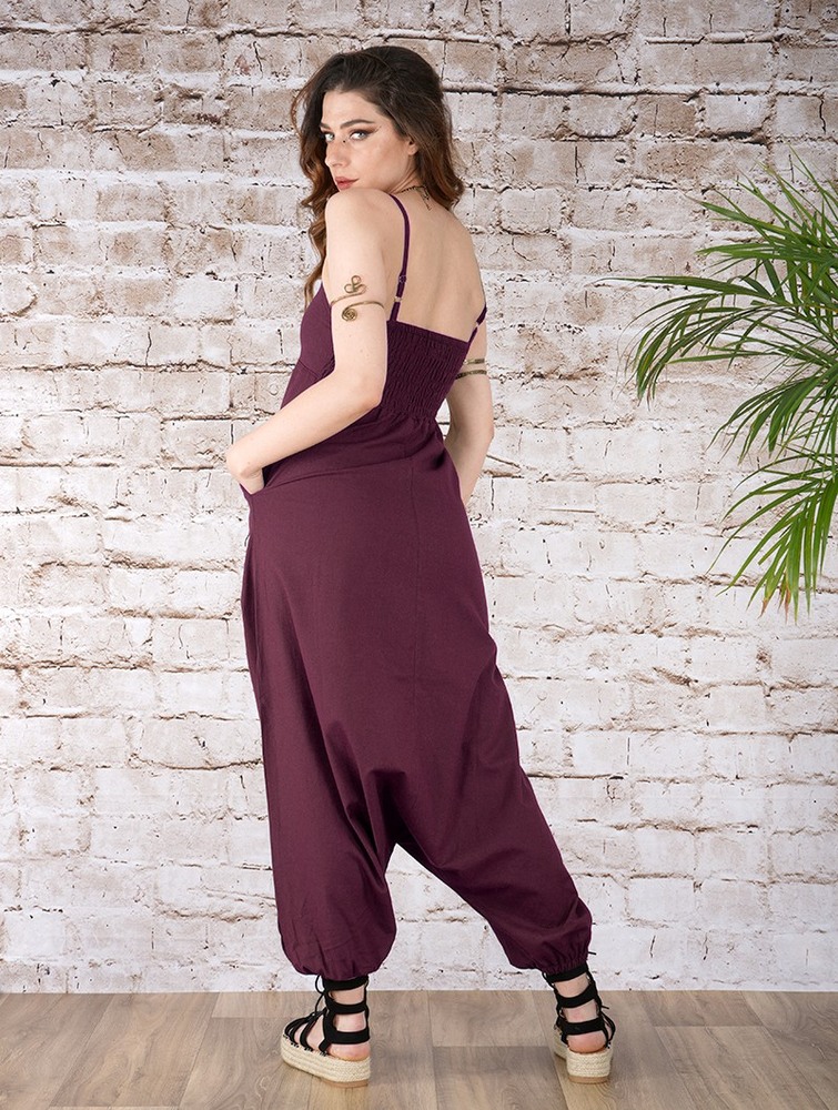 Toonzshop Yahnaa Harem Pant Overalls Byxor Dam Wine | GFHWI-2637