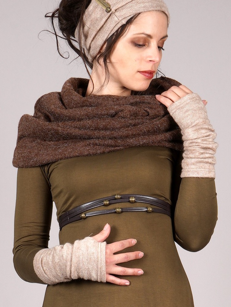 Toonzshop Yüm Arm Warmers Fingerless gloves-legwarmers Dam Beige | LDRBK-7640